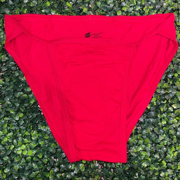 Hanes Underwear & Socks Mens Red Bikini Briefs M Poshmark